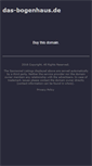 Mobile Screenshot of das-bogenhaus.de